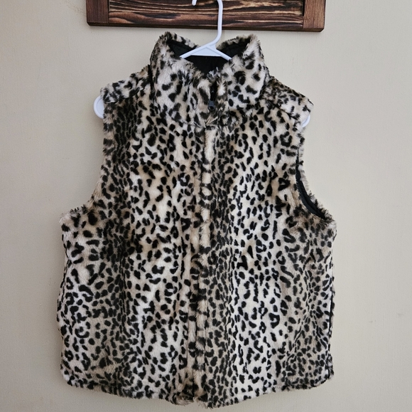 Y2K | Women's Vest | L | Leopard | Black | Reversible | Pacific Rose | Vintage - Picture 9 of 12